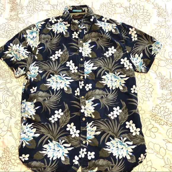 denim and flower mens